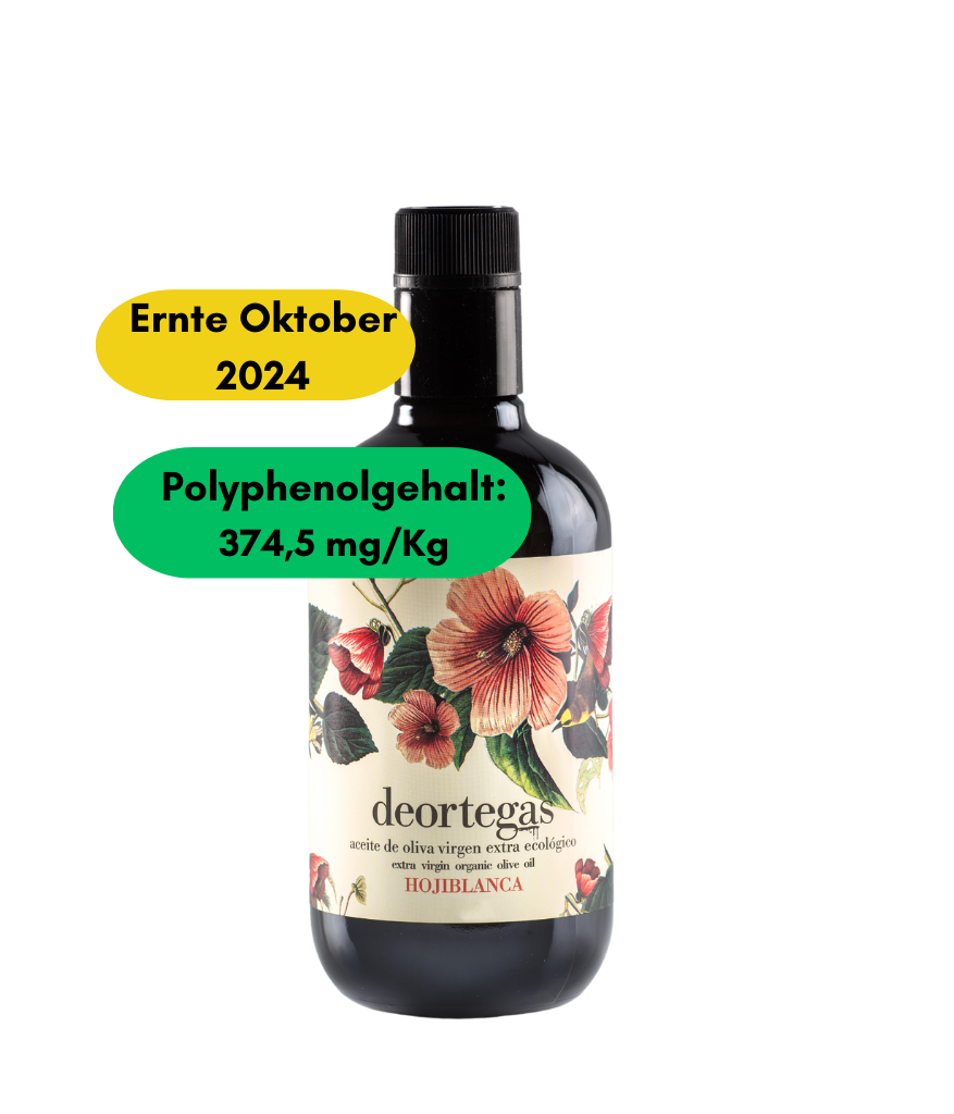 DeOrtegas - Hojiblanca (BIO) - 500 ml - Ernte 2025 - mit Box