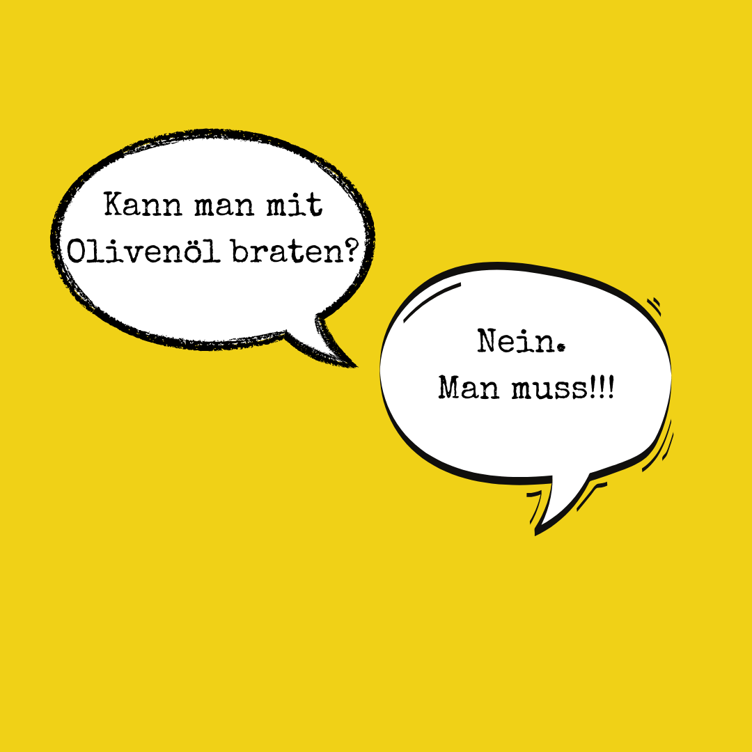 Kann man mit Olivenöl braten?