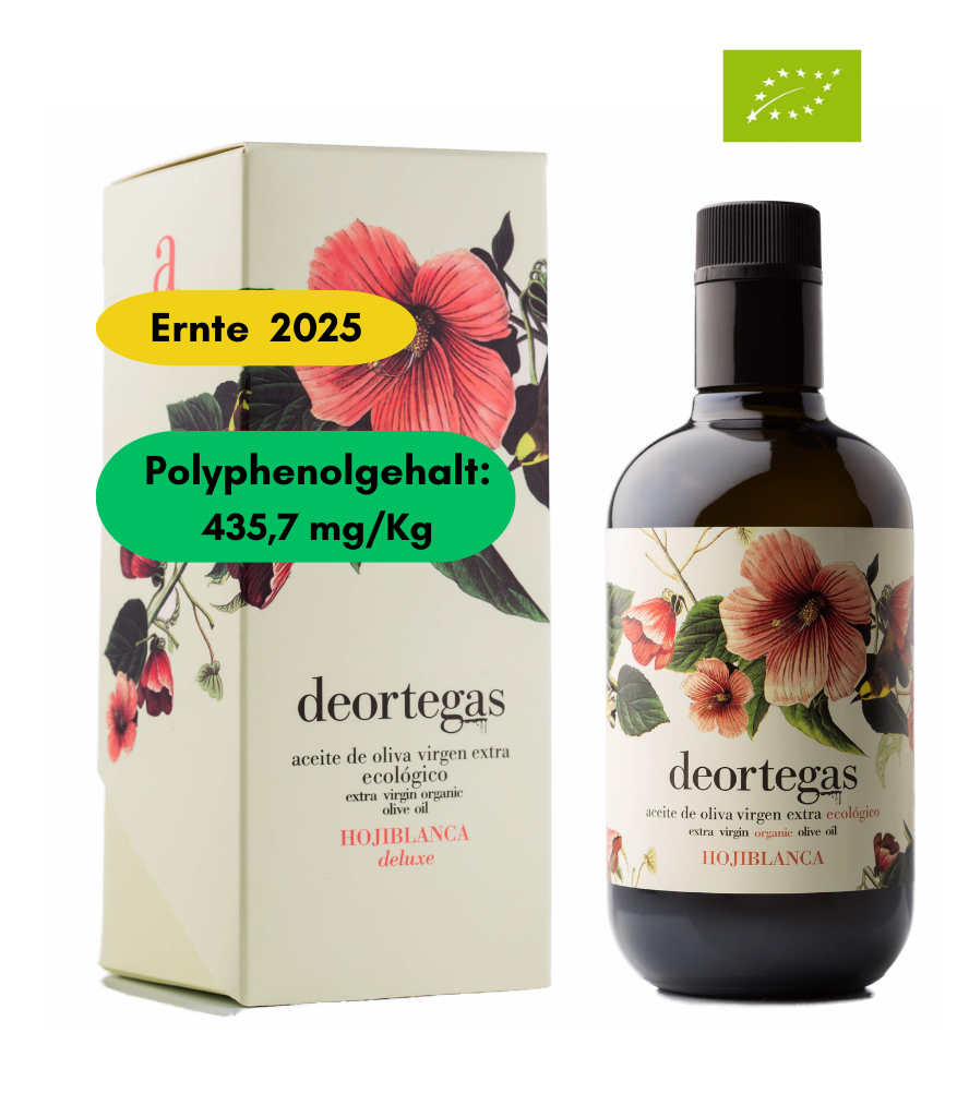 DeOrtegas - Hojiblanca (BIO) - 500 ml - Ernte 2025 - mit Box