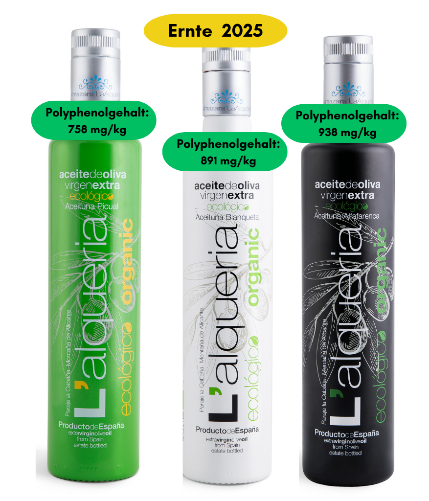 Bio Olivenöl 3er Set | L&